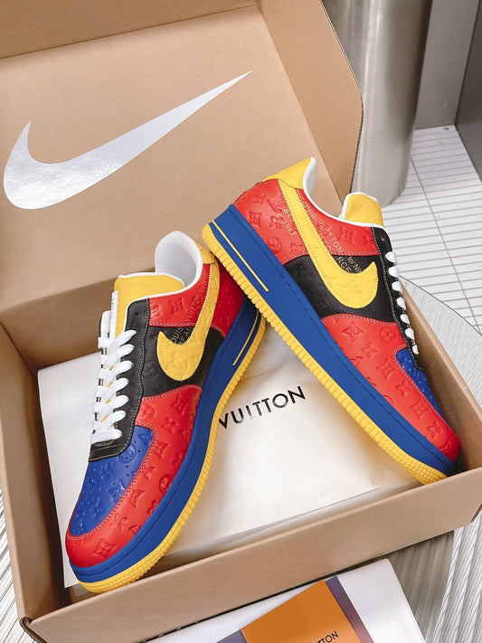 Louis Vuitton X Nike AirForce 1 Multicolored