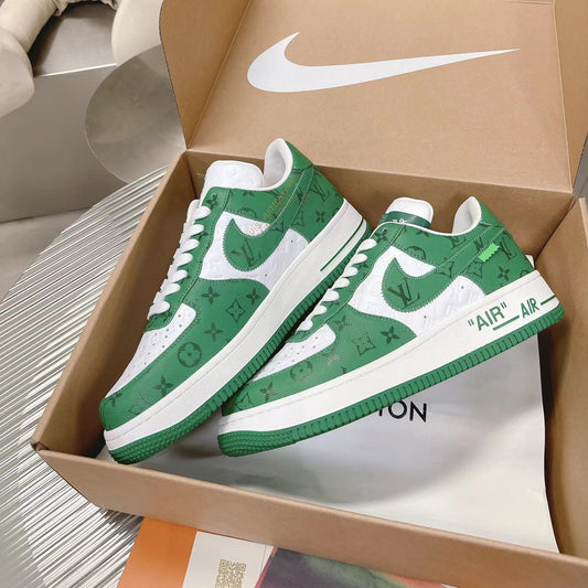 Louis Vuitton x Nike Air Force 1 Low Green